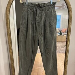 Free People Green Chinos Relaxed Fit
